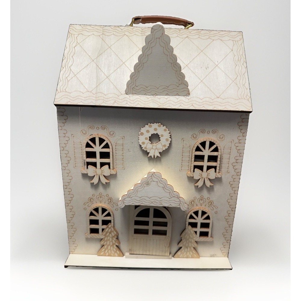 BRAND NEW W/TAGS Make Market DIY Christmas Wood Doll House